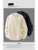 Men's Trendy Jacquard Hoodie: Spring/Autumn Long Sleeve Loose Fit Pullover