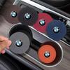 2Pcs Car Coaster Suede Mat Water Cup Anti-slip Pad Auto Interior For BMW X1 X2 X3 X5 X4 X6 X7 G30 G20 G32 G11 G12 F40 F30 F20 F1