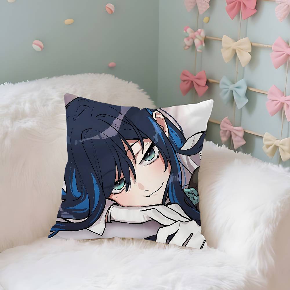 A-Ados-K-Kyogens-X Uta-s Pillow Case Cushion Cover Soft Cute Throw Pillow Case For Car Sofa Pillowcase Polyester With Zipper