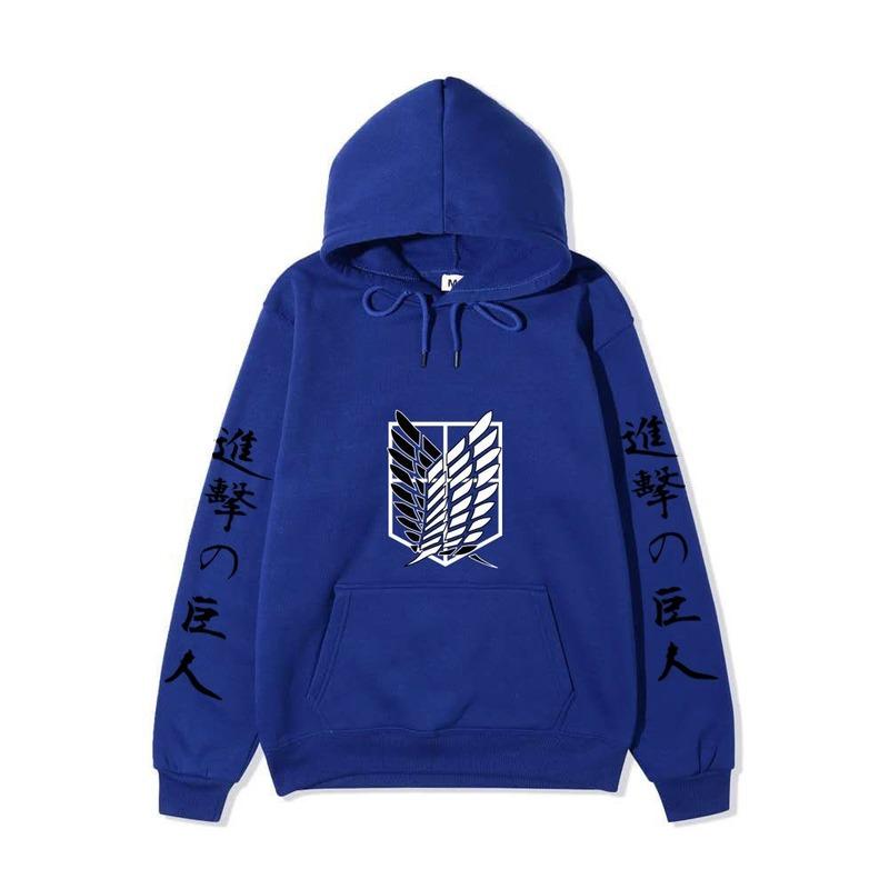 Útok na obří mikiny Anime Allen Investigation Corps Tisk Mikina Bunda Top Mikiny Muži Ženy