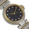 Dunhill Millennium Watches 12P diamond blackDial Stainless Steel/Plated Gold Quartz Analog display Women Used
