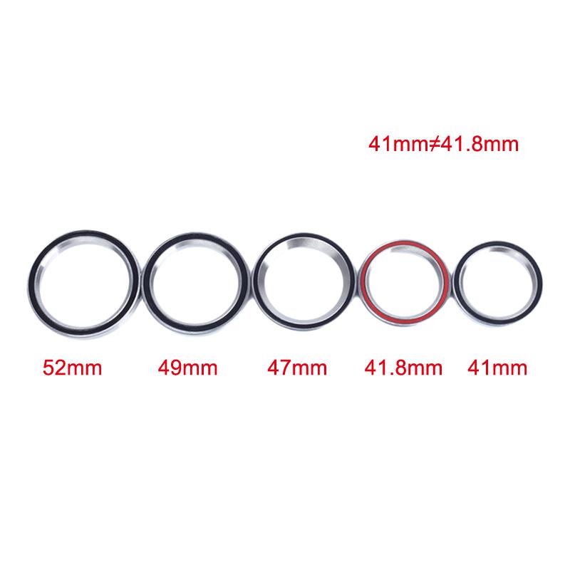 Stahl Steuersatz für Mountainbikes, Ersatzlager 28,6 44mm 30mm 40mm und 41/41,8/47/49/52mm