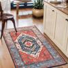 Boho Vintage Crystal Velvet Rug Non-Slip Area Floor Mat Home Decor Entrance Passageway Door Mat Bedroom Kitchen Floor Mat
