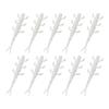 10pcs Fishing Lure Wobblers Split Tail Lures for Trout Fishing Soft Baits 4cm 0.35g Swimbaits Mini Artificial Baits