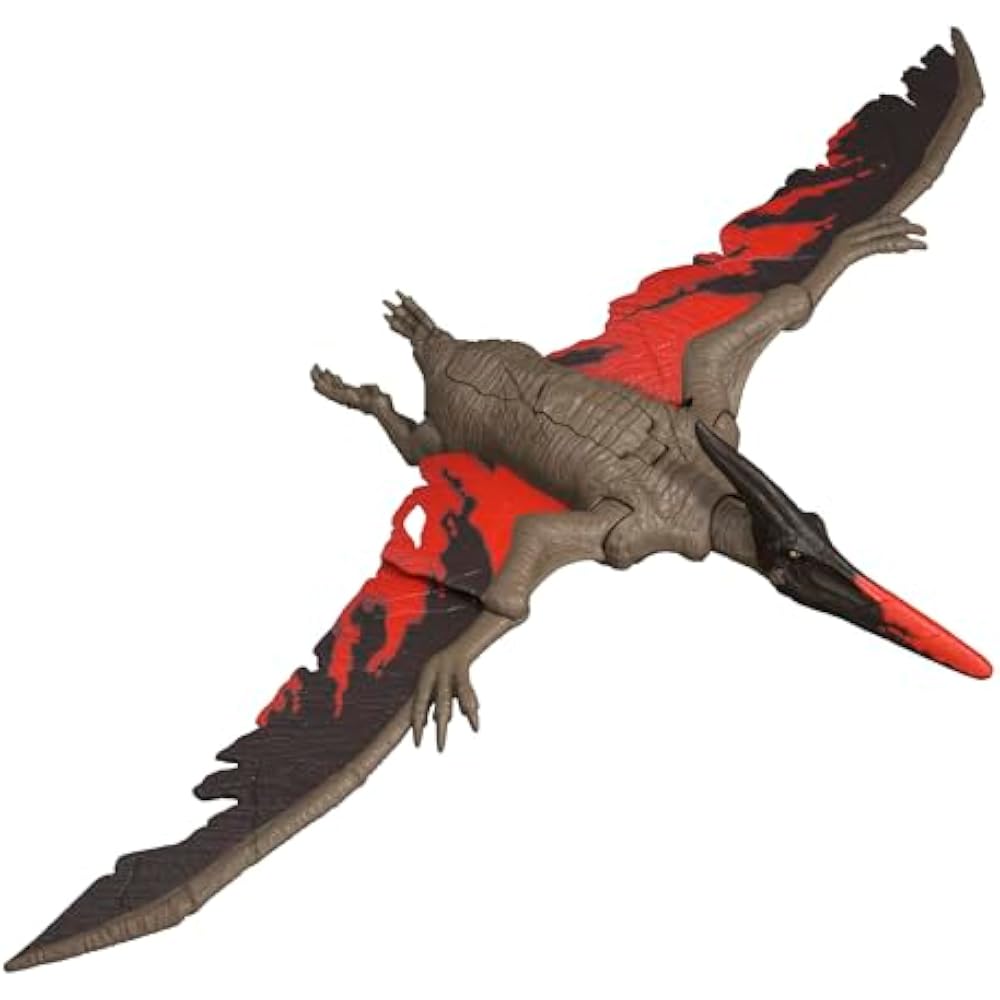 Bark at Mattel Jurassic World (JURASSIC WORLD) action figures! Pteranodon Kids Figure, Dinosaur T...