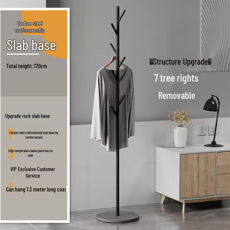 

Розкішна металева стійка для пальта та капелюхів з кам яною плитою для спальні або передпокою