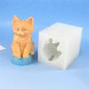 Kitten Silicone Candle Molds for Making Candle Soap Epoxy Resin Multipurpose Animal Silicone Mould for Gypsum Decoration