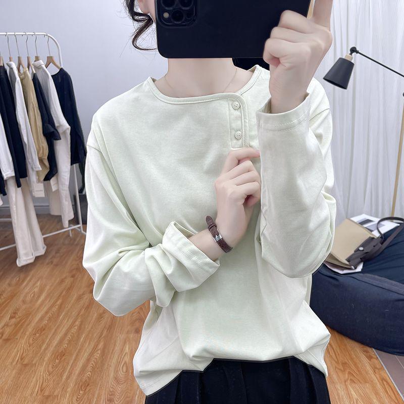 Women's Plus Size Slimming Long-Sleeve Button-Up Top - 2025 Early Autumn Fashion