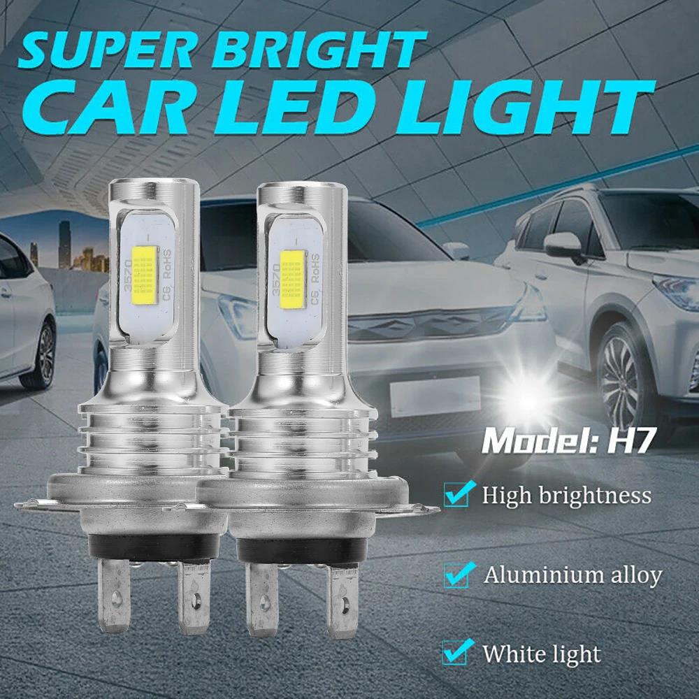 4PCS H7 LED H4 Headlight KIT Combo Bulbs High Low Beam Super Bright White 6000K 3000K Yellow 12000K Ice Blue Bulbs 7
