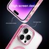 Luxury Wireless Charge Magsafe Phone Case for iPhone 17 16 15 14 13 Pro Max Plus Transparent Magnetic Electroplate Bumper Cover