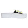 Puma Womens Platform Slide TZ 'White Silver' (women's Sizes) White / Silver Slide Slippers 369421 01