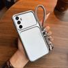 Luxury Big Window Phone Case with Lanyard for realme C65 4G Premium Textured Casing