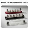 2 Pieces Bus Bar with Cover 48V DC Busbar Marine for Electricians