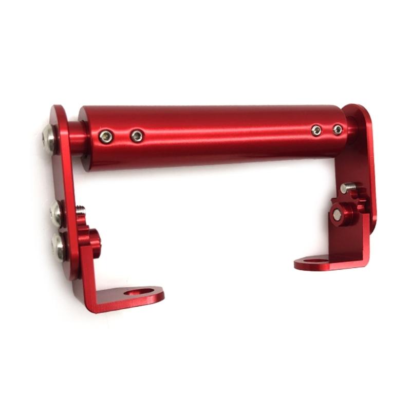 Motorcycle Handlebar Extender Clamp Frame Aluminum Extension Bracket Holder for Cellphone Speedometer with Screws