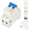 Circuit Breaker Mini 2P MCB DIN Rail Mount 6000A Breaking Capacity 400V 6A for Home Office