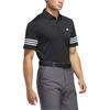 adidas 3 Stripes Polo Shirt Polo Shirt Men's Black IU4360