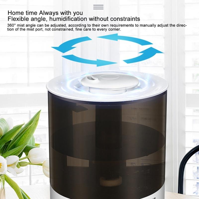 Humidifier With 8H Timer 15-30°C Constant Temperature Quiet 2.8L AG Water Tank UV Light Water Shortage Prevention Essential Oil