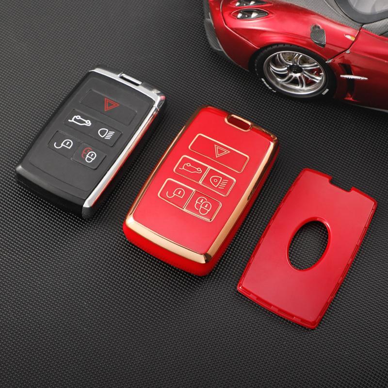 Tpu Car Key Case Cover For Land Rover Defender Discovery Sport Range Rover Sport Velar Evoque For Jaguar Xe Xf Auto Accessories