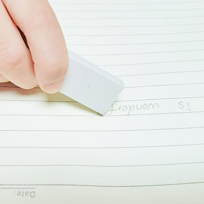 10 Pack Soft 2B Erasers - Durable & Easy to Clean, Gentle on Paper for Writing, Drawing, Office & School Supplies