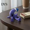 Portable Desktop Decoration Weather Gnome Figurine, 3D Printed Poseable Series Desk Toy, Miniature Trendy Ornaments Creative Collectible Decor