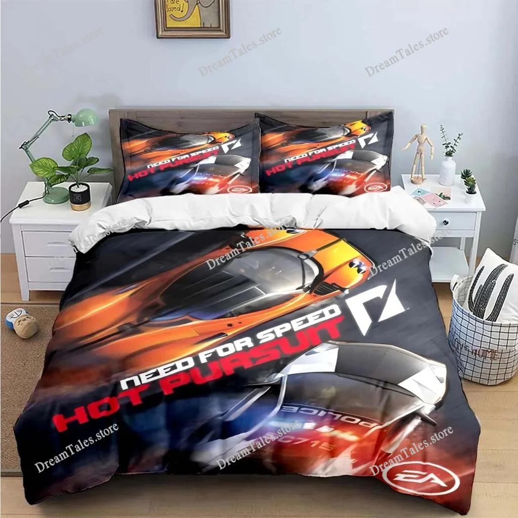 Fashion 3D Game N-NFS Car Print Bedding Sets Exquisite Bed Supplies Set Duvet Cover Bed Comforter Set Bedding Set Luxury Gift741
