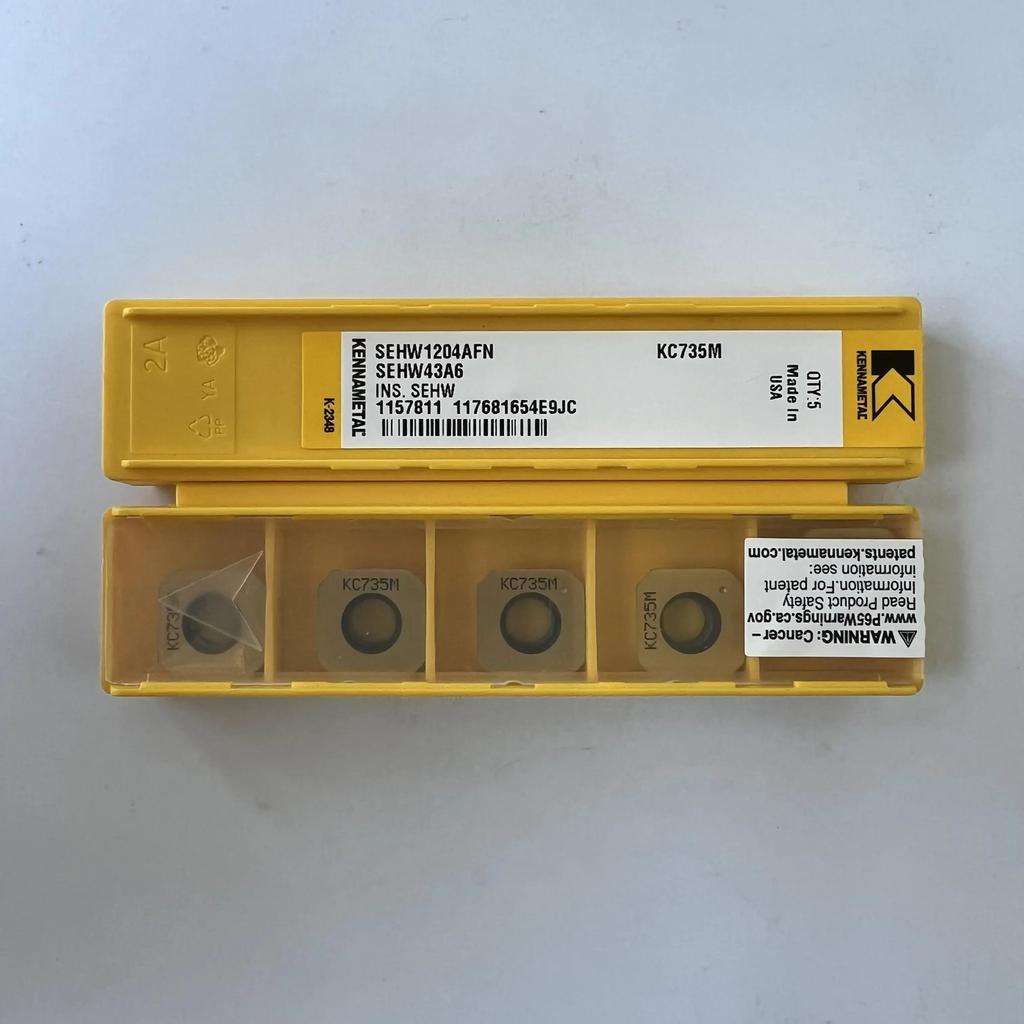 KENNAMETEL / SEHW1204AFN KC735M  / Original carbide blade 10 Pcs