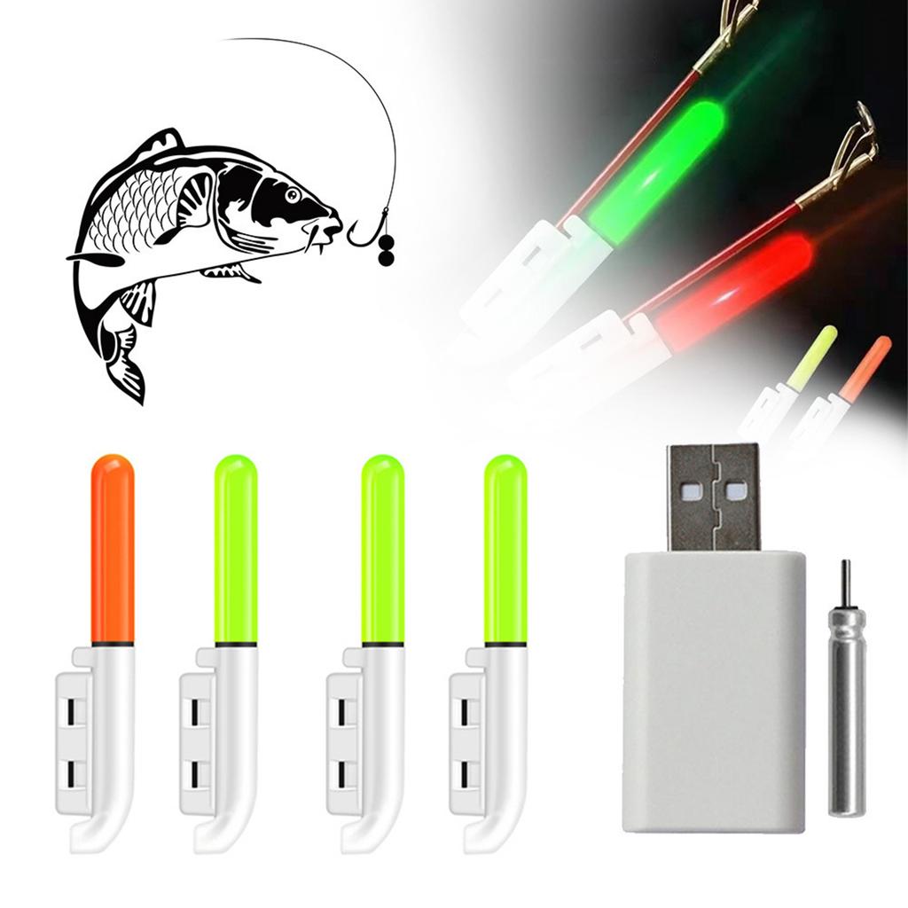 Wędkarstwo Świetliki LED Nocny Wędkarski Kij z Akumulatorem Lampa Luminous Końcówka Wędki Świetlna Rurka Narzędzie Wędkarskie
