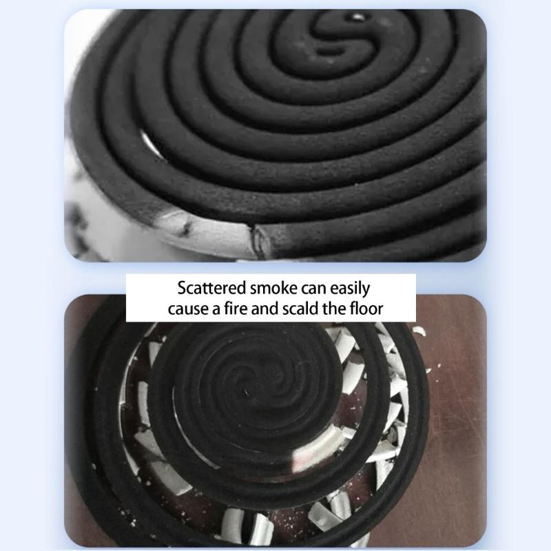 Metal All Purpose Incenses Box Container Tray With Safety Cover Heatproof Construction Perfect For Travel Or Patios Use
