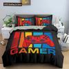 Gamepad Polyester Duvet Cover Set Colourful Button King Play Gamer Bedding Set Kid Teen Man Video Game For Child Game Room Decor