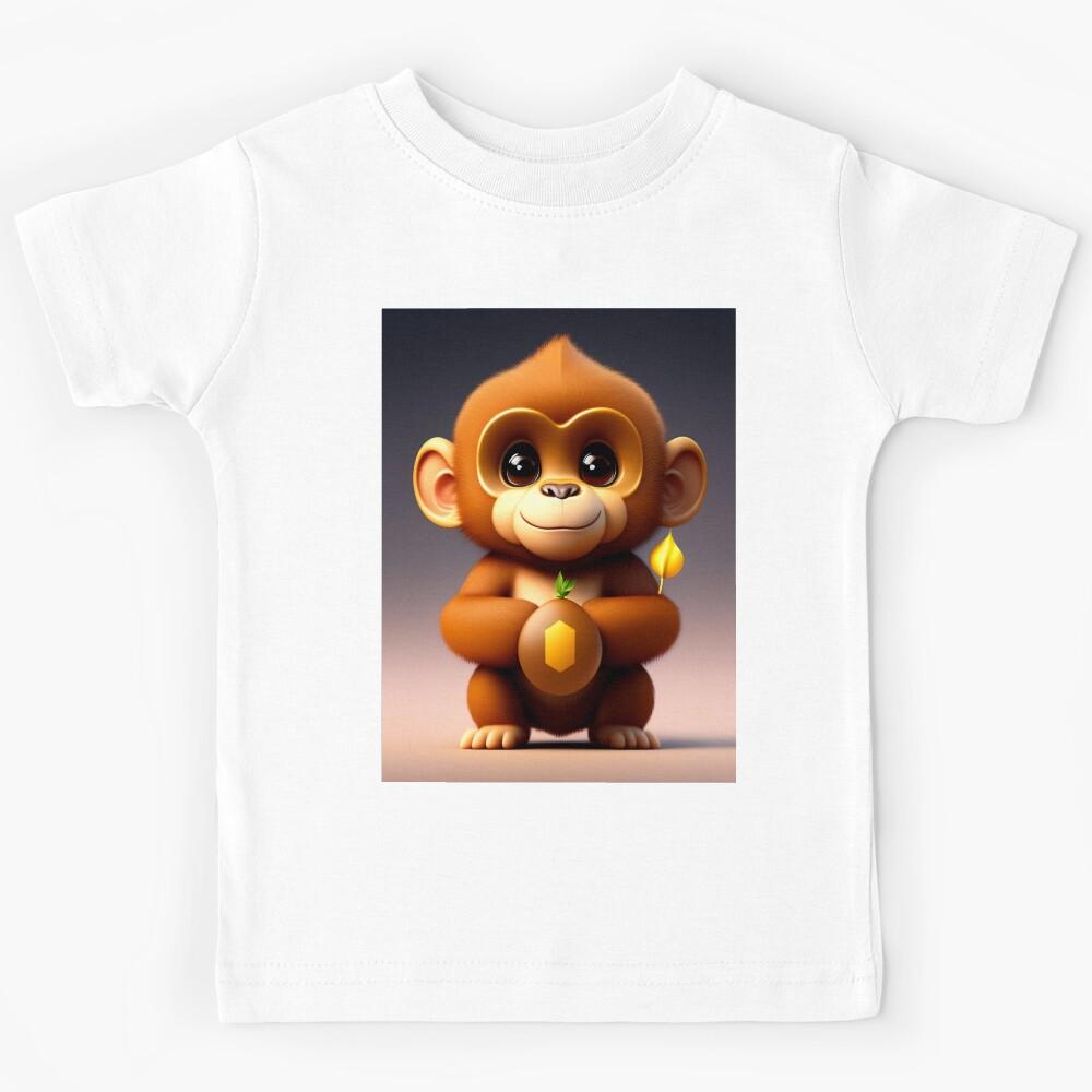 Monkey Baby Cuteness Kids T-Shirt 140