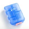 Portable Mini Pocket Pill Box 10 Compartment Small Pill Box Weekly Travel Pill Box Plastic Storage Box