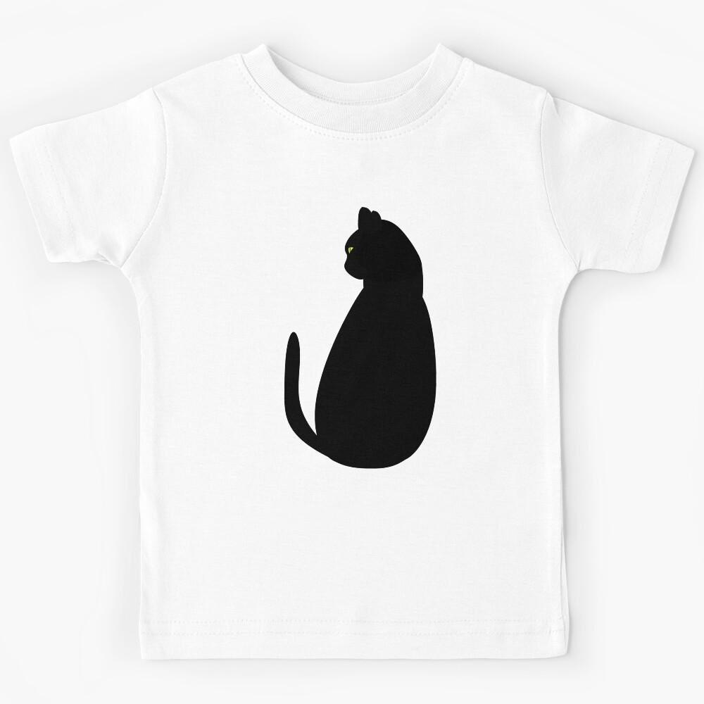 Beautiful black cat Kids T-Shirt 160