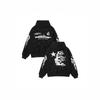 Y2K Streetwear Hoodie Men - Oversized Punk Harajuku Style Printed Sweatshirt 2026