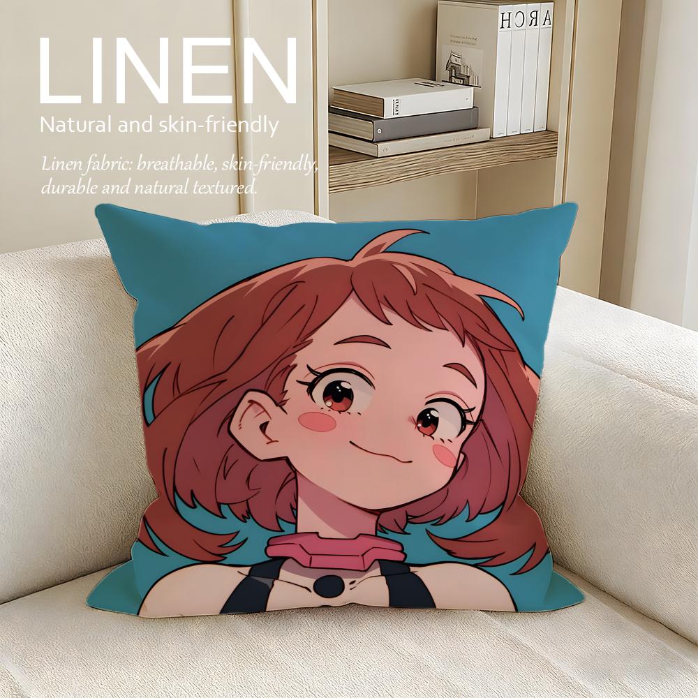 Action My Hero Academia Cushion Cover Pillowcase Set Pcs X X Breathable Washable Sofa Cushion Cover