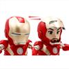 Vibrant Dance Iron Man Action Figure Toy With Led Flashlight And Sound Features