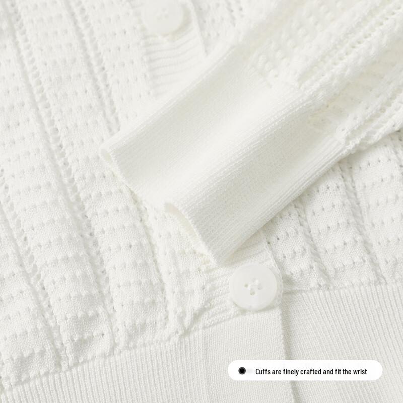 FivePlus Women's V-Neck Cut-Out Knit Cardigan