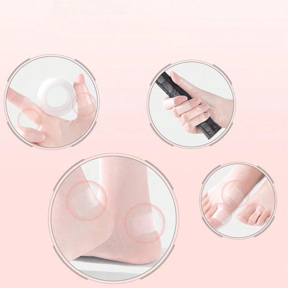 3 Roll Of Invisible Anti-friction Tape, Clear Breathable Waterproof, Can Be Cut Freely, Suitable For Toe/finger Heel, Protect