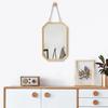 Round/Hexagonal/Rectangle Creative Makeup Mirror Metal Chain Wall Hanging Mirror  Vanity