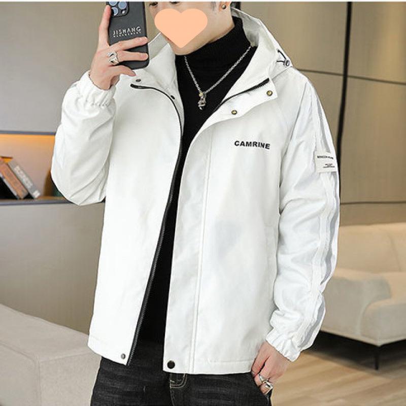Coat Men's Spring and Autumn New Style Youth Men's Coat Jacket Korean Style Trendy Student Top Thin and Thick