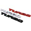 3D Car Sticker Turbocharged Turbo Metal Badge Car Modification Accessories Rear Marked Side Marking Decorative Car Sticker