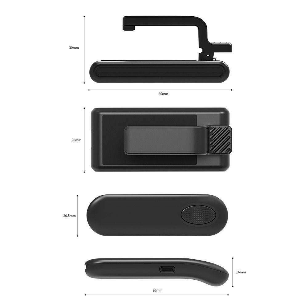 2-in-1 Remote Page Turner Rechargeable Automatic Clicker for Kindle E-book Reading