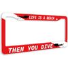 Personalise In God We Trust Christian License Plate Frames Car Universal Accessories Stainless Steel License Plate Cars Decor Screw Caps Fits