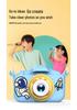 X2-TKR Children's HD Digital Camera with Instant Printer – Perfect Birthday Gift for Kids