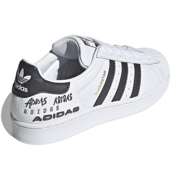 adidas Originals Superstar Para Mulheres Preto/Branco/Dourado EH1214