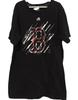 Boston Red Sox Majestic Triple Peak Shirt Black Mens Small S MLB Graphic Tee Unisex T-Shirt