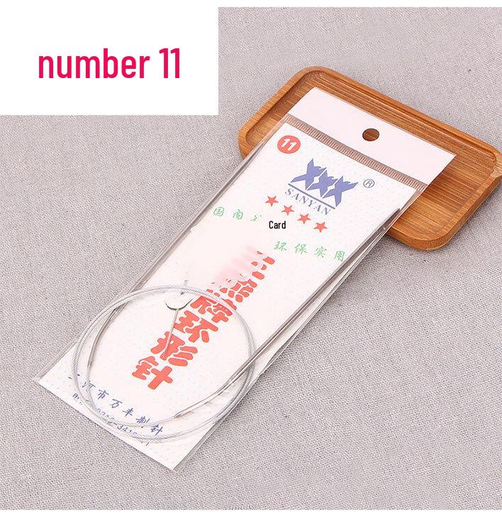 Stainless Steel Circular Knitting Needle Set for Wool Sweaters