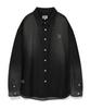 WACKY WILLY Washed Denim Long Sleeve Shirt Black