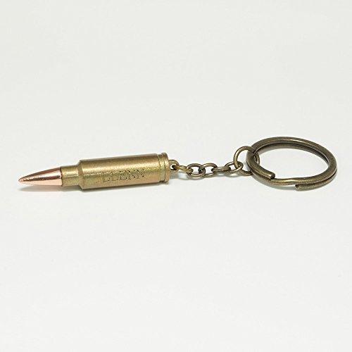 Sword Art Online Alternative Gun Gale Online GGO LLENN 5.7 X 28mm Bullet Metal Keychain