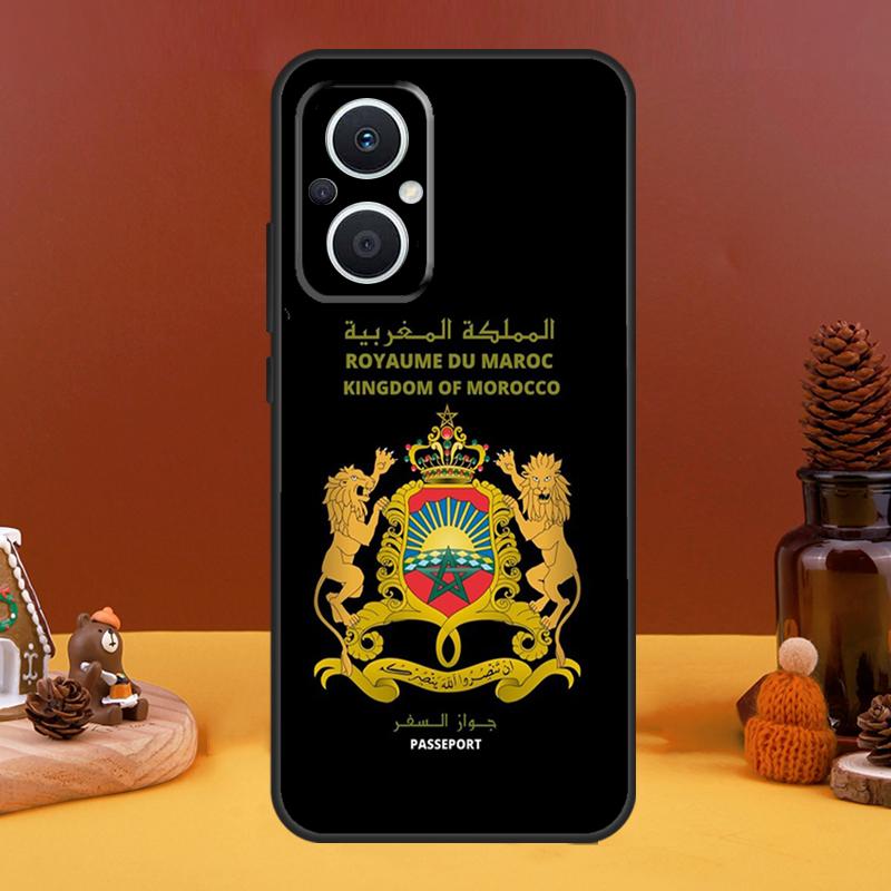 Marokko Flagge Wappen Hülle für OPPO Reno 8T 4Z 5Z 10 Pro 11 F 4 5 6 7 8 Lite OPPO Find X5 X6 Pro X2 X3 Lite Hülle