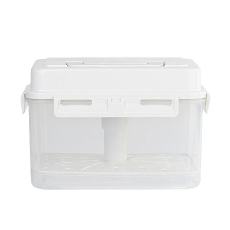 

Пластиковая банка для солений с ручкой, пресс для кимчи и ящик для ферментации, герметичный контейнер, кухонные органайзеры для хранения